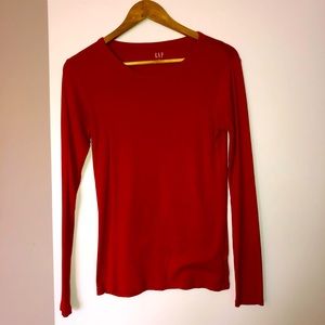 GAP fitted long sleeve tee, Size M